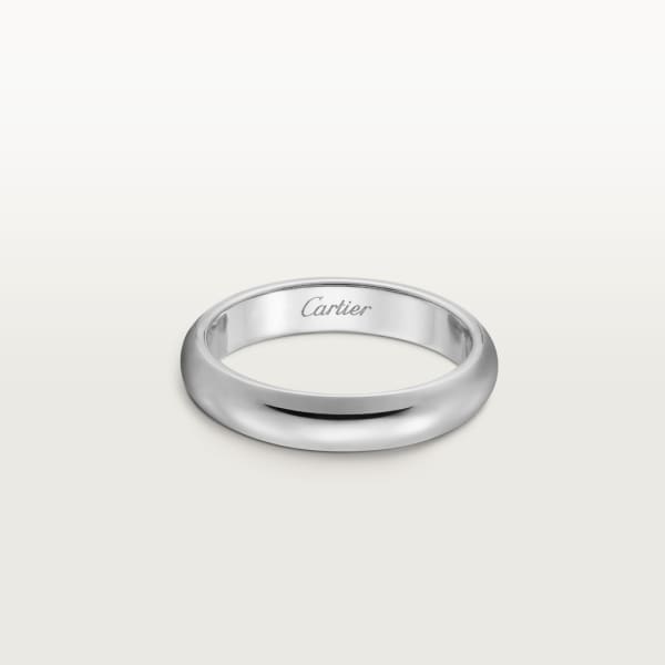 1895 wedding ring, width 3.5 mm Platinum