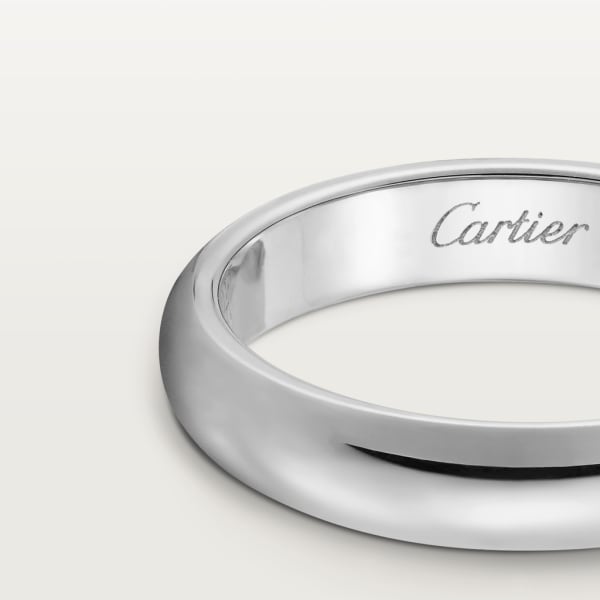 1895 wedding ring, width 3.5 mm Platinum